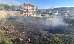 Ankara'da kuru otların tutuşması ile çıkan yangın korkuttu