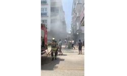 Başkentte korkutan bina yangını