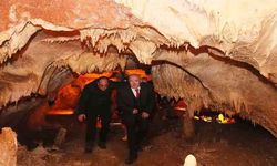ATO Başkanı Baran Tulumtaş Mağarası'nda incelemelerde bulundu