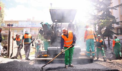 Çankaya Belediyesi asfalt sezonuna hızlı girdi