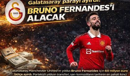 Bruno Fernandes sürprizi! Galatasaray’ın orta sahaya dünya yıldızı planı ortaya çıktı