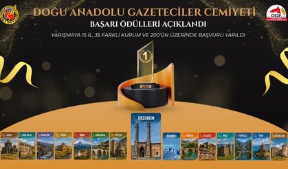 Doğu Anadolu’da yılın gazetecileri belirlendi