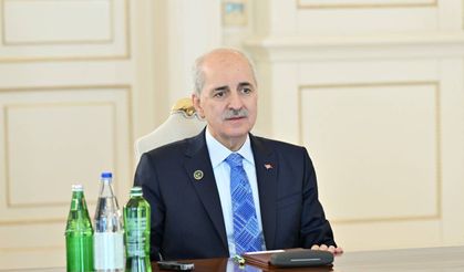 TBMM Başkanı Kurtulmuş, Bakü’de Aliyev ile görüştü