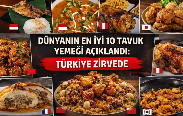 Dünyanın En İyi 10 Tavuk Yemeği Açıklandı: Türkiye Zirvede