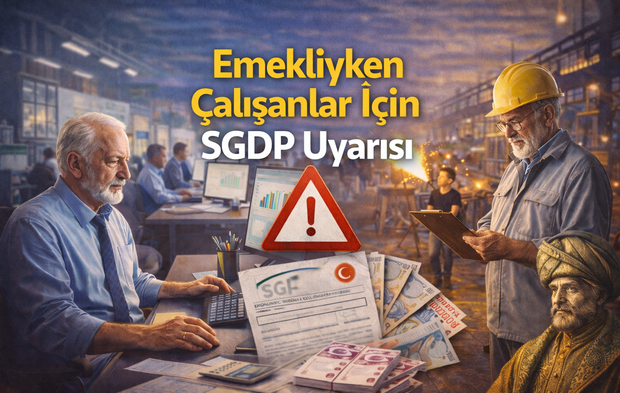 Emekliyken Çalışanlar İçin SGDP Uyarısı!