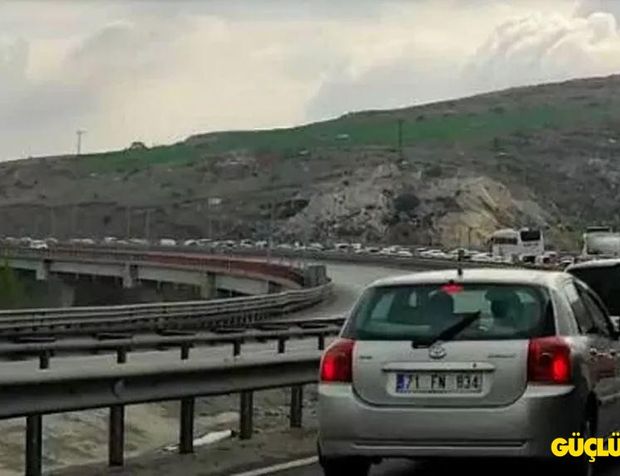 Ankara-Samsun karayolu trafiğe kapandı