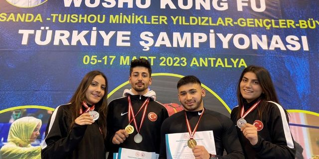 Türkiye Şampiyonasından 4 ödülle döndüler
