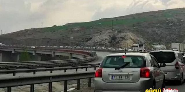 Ankara-Samsun karayolu trafiğe kapandı