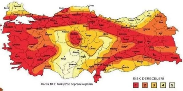 Ankara'dan fay hattı geçiyor mu? Ankara'da deprem riski var mı? Ankara deprem risk haritası 2023