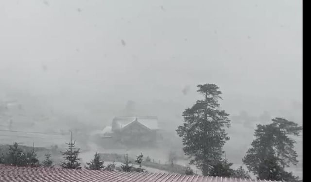 Bolu ve Düzce’de kar sürprizi: Yüksek kesimler beyaza büründü