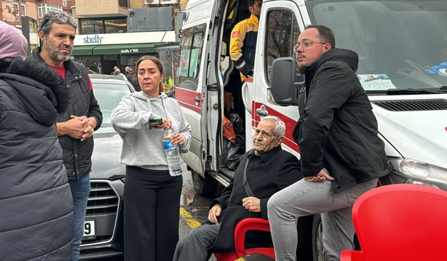 Beşiktaş'ta bir binada korkutan yangın