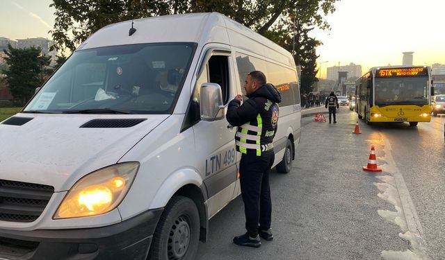 İstanbul'da okul servis araçlarına denetim