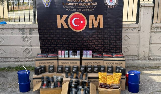 Aksaray’da kaçakçılıkla mücadelede 7 operasyon, 6 gözaltı!