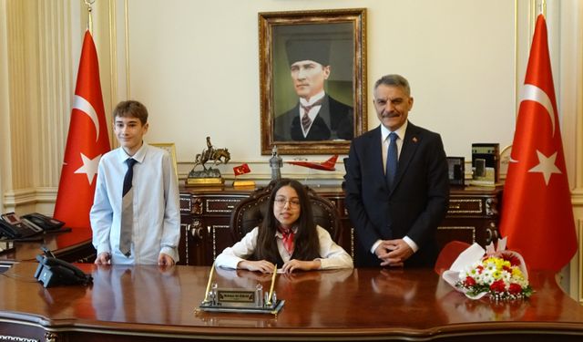 Valilik koltuğunda kuraklık ve çevre mesajı