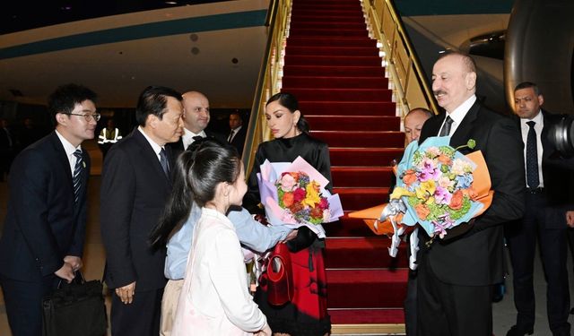 Aliyev, resmi ziyaret için Çin’e gitti