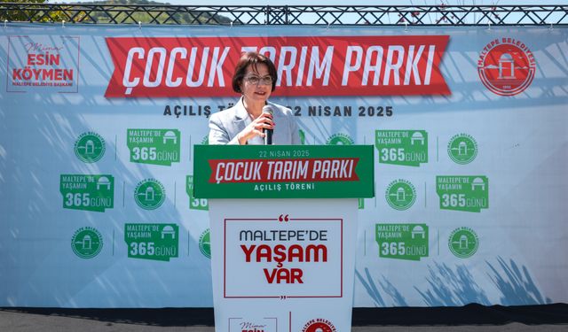 Maltepe’de minik çiftçiler için tarım parkı açıldı