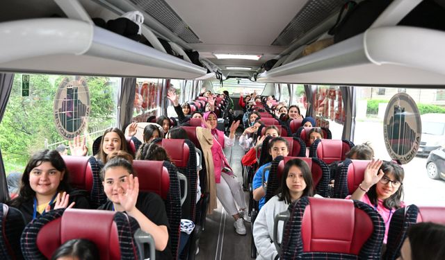 Altındağlı gençler Manisa Kampı’na uğurlandı