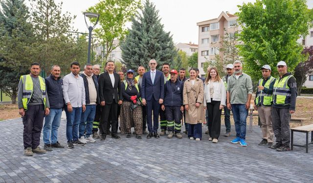 Etimesgut’ta yeşil alanlara modern dokunuş