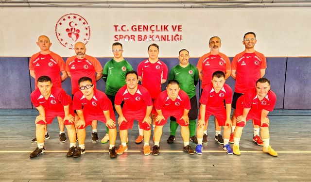 Down Sendromlu Futsal Milli Takımı'nda hedef Avrupa şampiyonluğu!