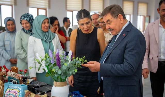Gölbaşı’nda El Emeği Ürünler sergisi açıldı
