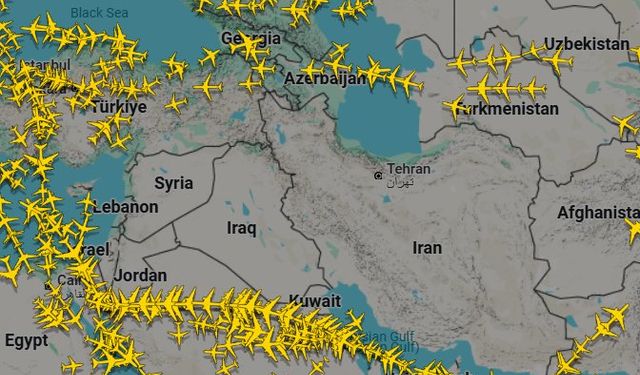 Orta Doğu’da hava sahaları kapandı, uçuş rotaları değişti