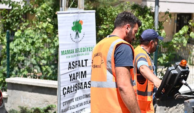 Mamak’ta asfalt seferberliği başladı
