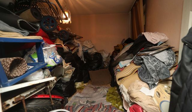 Yenimahalle’de çöp ev operasyonu