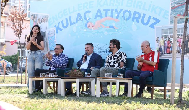 Şampiyon yüzücü Hamit Demir’den Sincan’da