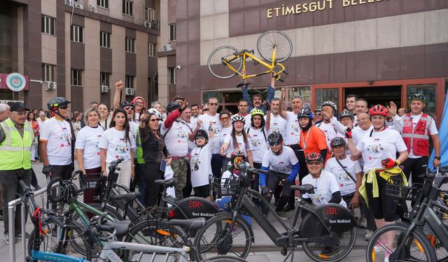 Başkan Beşikcioğlu vatandaşlarla pedal çevirdi