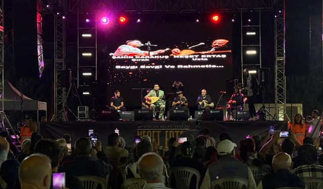 Sincan’da Neşet Ertaş anma gecesi düzenlendi