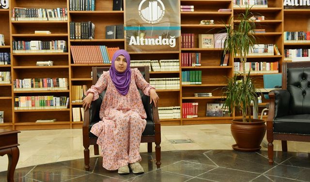 Altındağ’ın küçük kitap kurdu: Zeynep Yüksekkaya