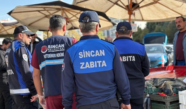 Sincan Belediyesi’nden balık tezgâhlarına sıkı denetim