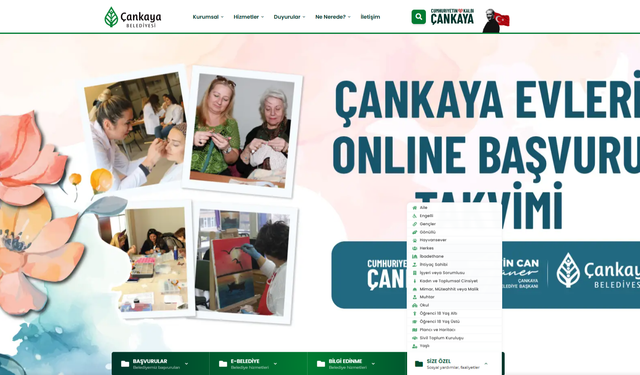 Çankaya Belediyesi yenilenen web sitesini hizmete sundu