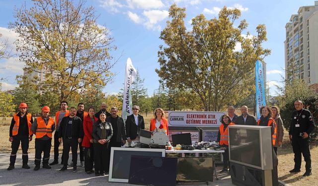 Çankaya Belediyesi’nden dünya elektronik atık günü etkinliği