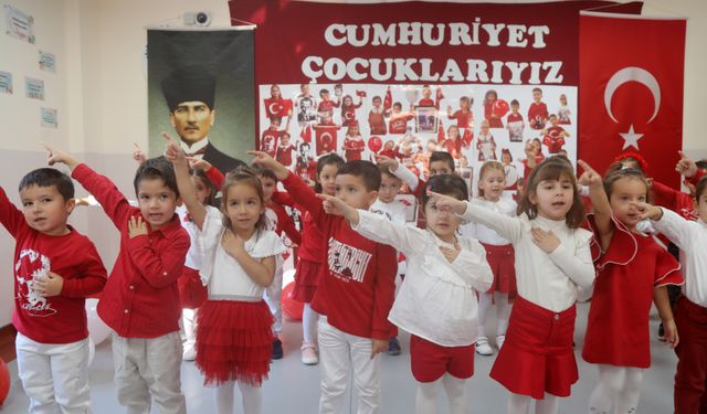 Çankaya’nın minikleri Cumhuriyet coşkusunu yaşadı