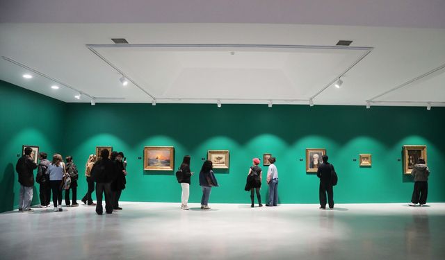 Anadolu Üniversitesi öğrencilerinden sanat ziyareti