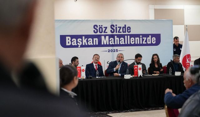 Keçiören’de mahalle buluşmalarında söz vatandaşın