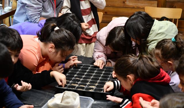 Mamak Ekolojik Köy’de çocuklara doğa eğitimi