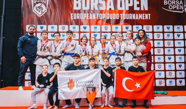 Ümraniye Judo Takımı Avrupa’da ikinci oldu
