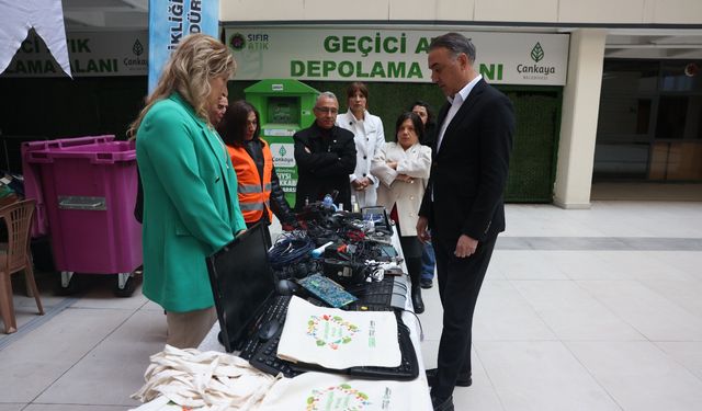 Çankaya Belediyesi’nden elektronik atık kampanyasına destek