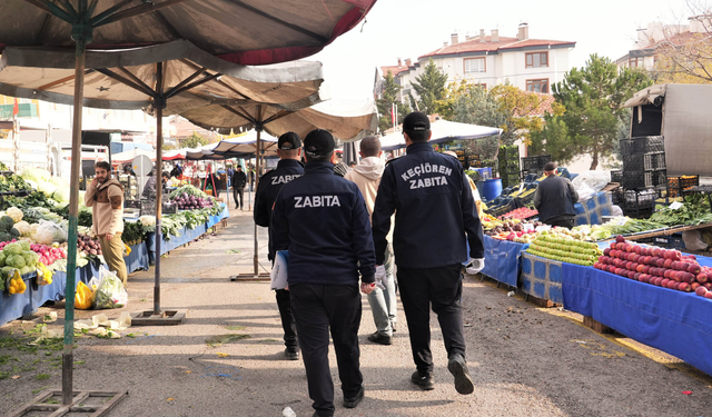 Keçiören’de pazar Tezgahlarına hassas denetim