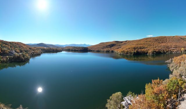 Tokat Zinav Gölü kartpostallık görünüme büründü
