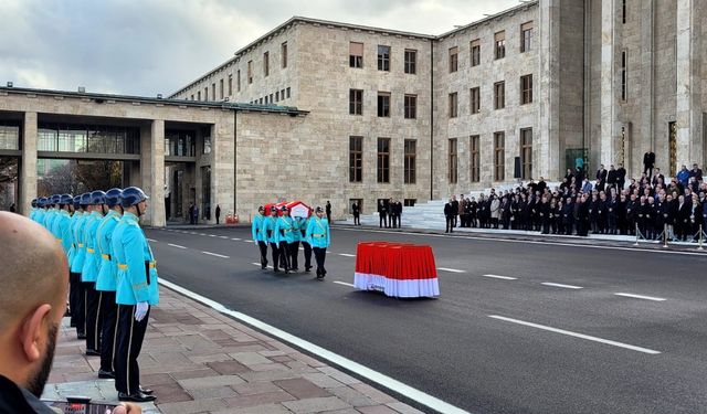 Eski milletvekili Cemal Öztürk için TBMM’de tören yapıldı