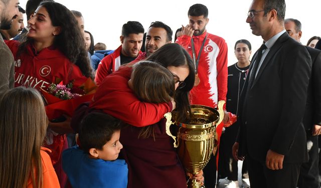 Avrupa Şampiyonu Nurselen Yalgatekin Şırnak’ta coşkuyla karşılandı