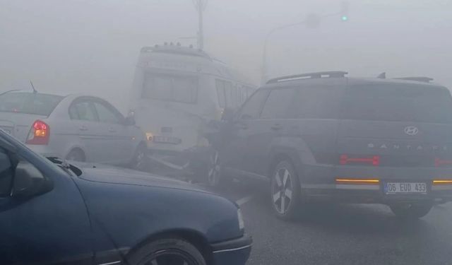 Iğdır’da yoğun sis zincirleme kazaya yol açtı