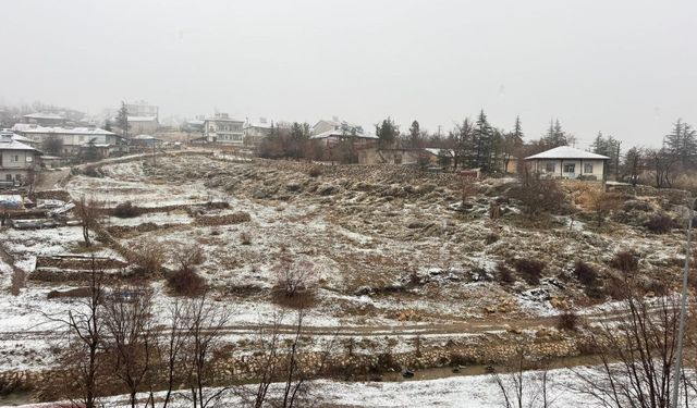 Adana'nın yüksek kesimleri beyaza büründü
