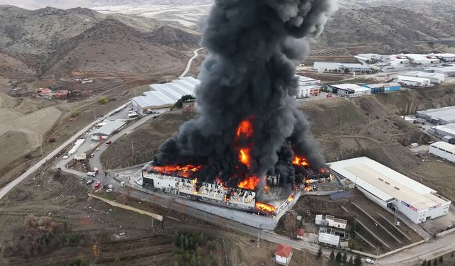 Kırıkkale'de kimya fabrikasında yangın