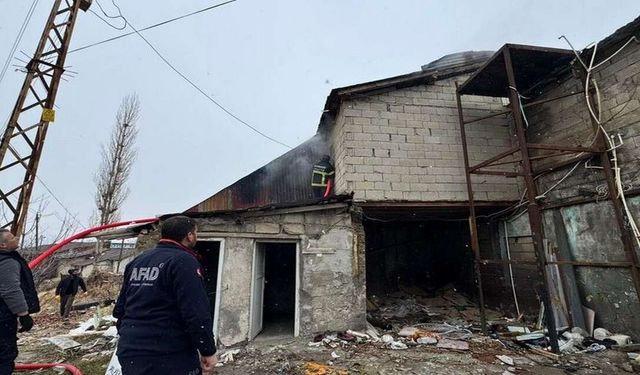 Hakkari’de demir atölyesinde korkutan patlama