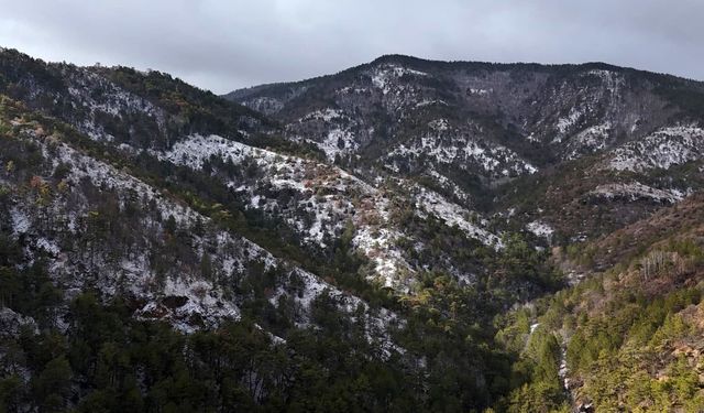 Kızılcahamam’da kar yağışı etkili oldu
