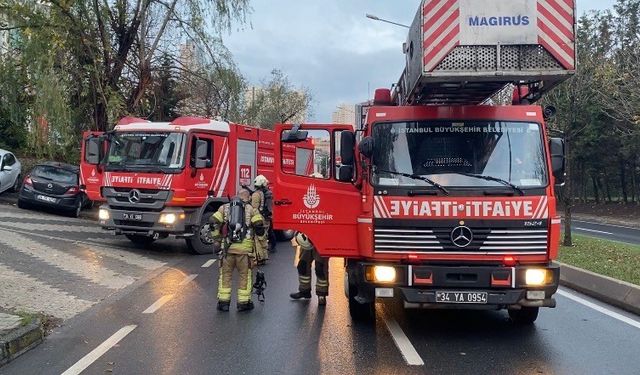 İstanbul Ataşehir'de otel yangını